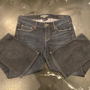 Women’s Lucky Brand 5-pocket, LOLA BOOT, Blue denim Jeans, Size 8/29 Long